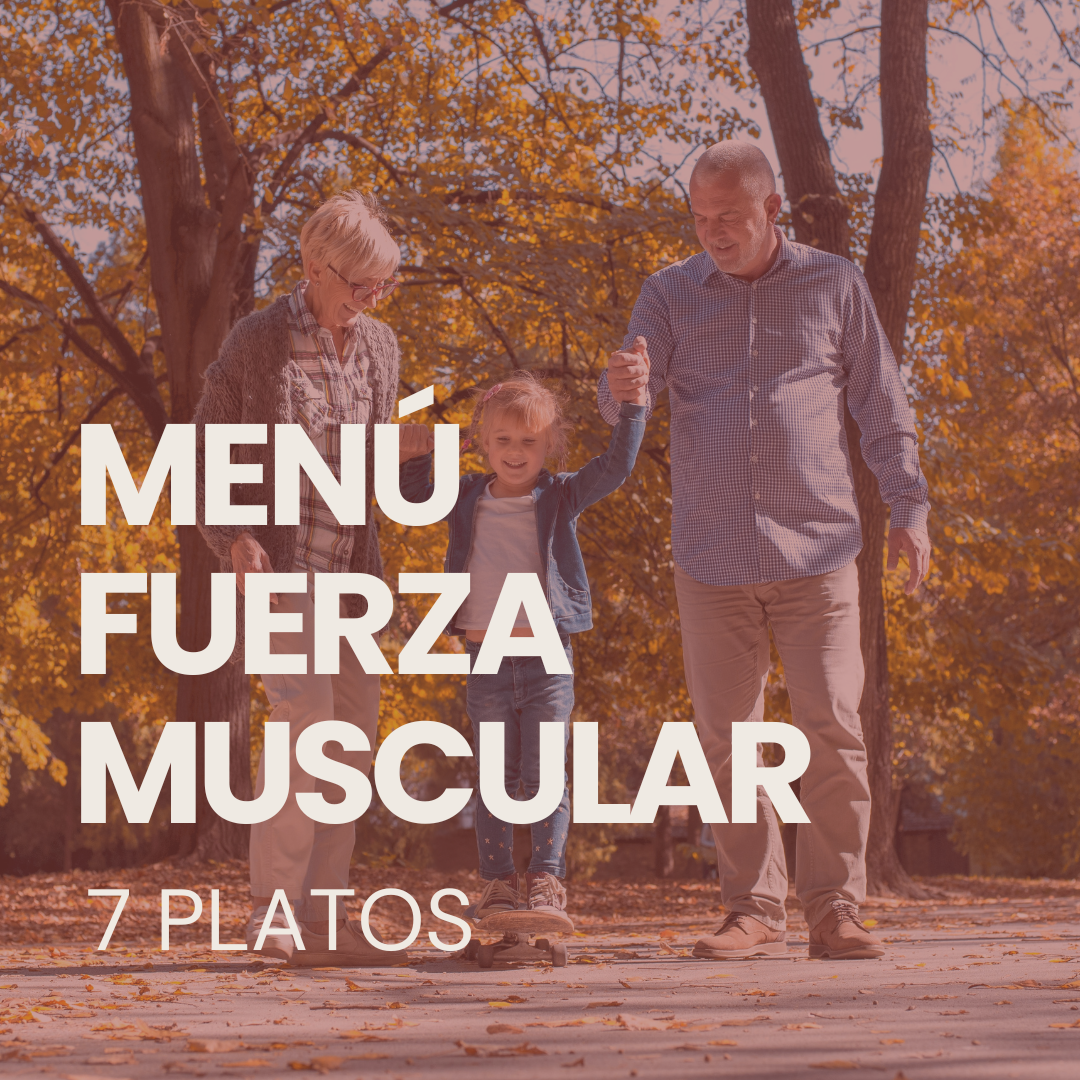 Menú fuerza muscular (7 platos)